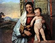 TIZIANO Vecellio Gipsy Madonna r oil painting artist